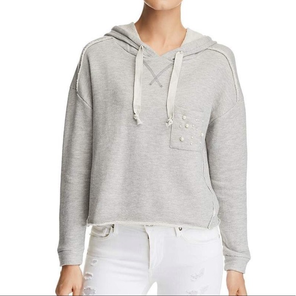 Vintage Havana Sweaters - Vintage Havana Embellished Hoodie Sweater